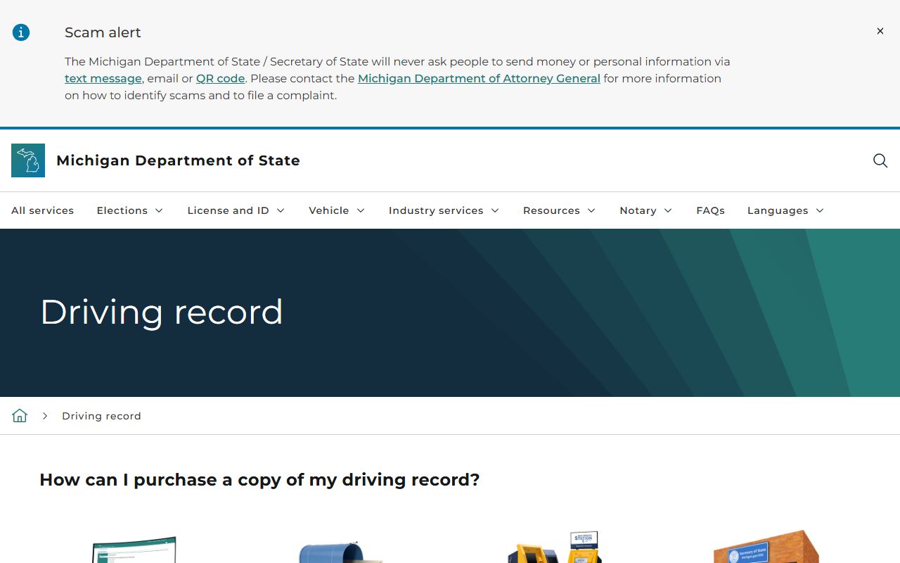Kalamazoo County traffic court records compared to Michigan state driving record